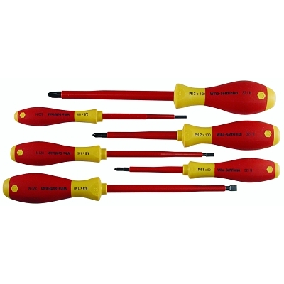 6PC ELECTRICIAN INSULATED SCREWDRIVER